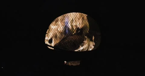 Fire flames in slow motion low key at 100fps 库存影片 205681883