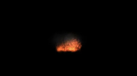 Fire Flames Smoke - HD 720p Stock Footage 8654695
