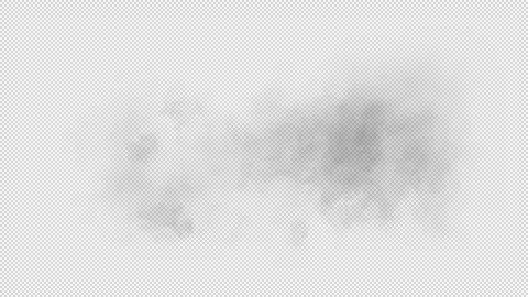 Fire Flames &amp; Smoke Jet Blast 2 Speeds - Transparent Background Alpha HD 24p Stock Footage 344303965