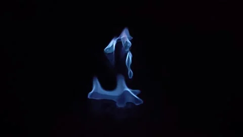 Fire Flames From Wood Ember for Grill Bbq Firewood Stock Footage 164986186