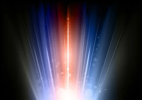 Fire flares Illustrazione stock