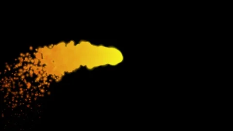 The fire is flying above Stock Footage 123944380