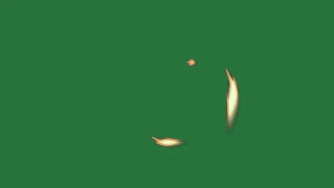 Fire Flying - Chroma Key Green Screen Footage Vidéo 338016096