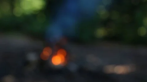 Fire focus out to focus in 库存影片 93340449