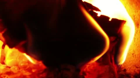 The fire Stock Footage 12341692