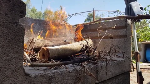 Fire Stock Footage 78681245