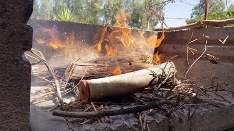 Fire Stock Footage 78681246