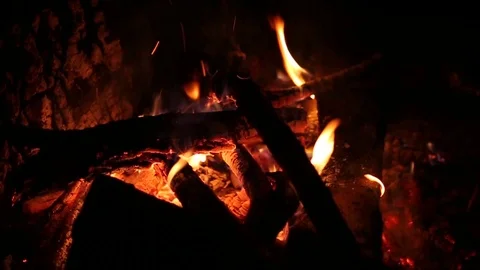 Fire Stock Footage 90282225