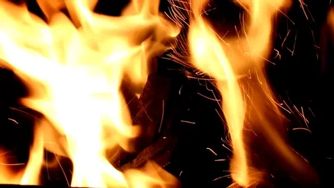 Fire Stock Footage 119946671
