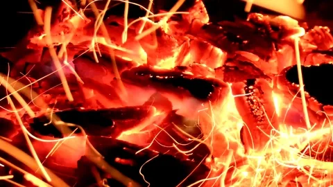 Fire Stock Footage 119946806