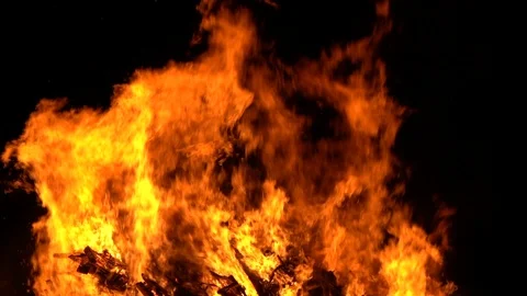 Fire Stock Footage 123215480