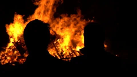 Fire Stock Footage 123215605