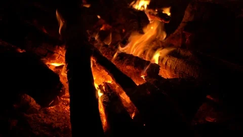 Fire Stock Footage 123215706