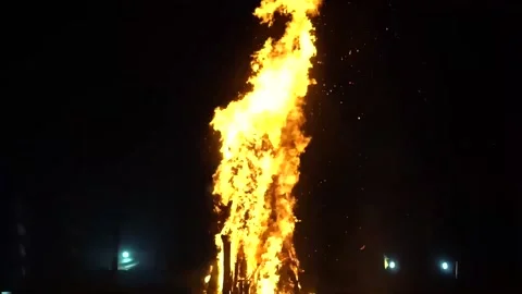 The Fire Stock Footage 159453745