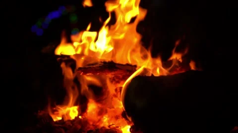 Fire Stock Footage 174874574