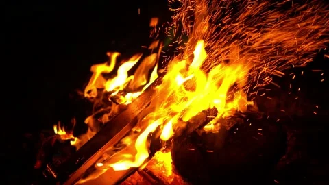 Fire Stock Footage 174877298