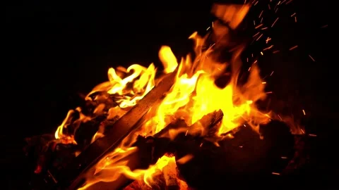 Fire Stock Footage 174877753