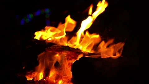 Fire Stock Footage 174878807