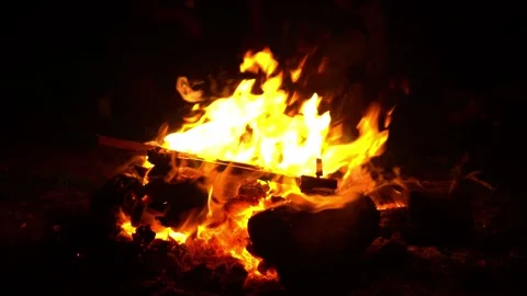 Fire Stock Footage 174881213