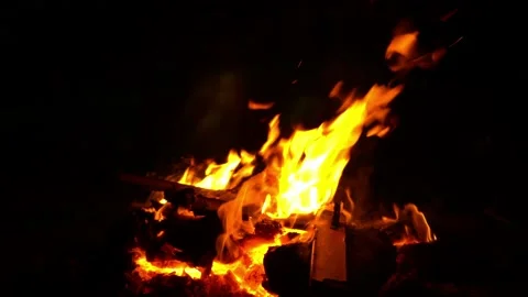 Fire Stock Footage 174881896