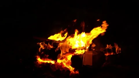 Fire Stock Footage 174883696