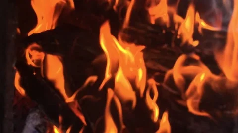 Fire Stock Footage 199814844