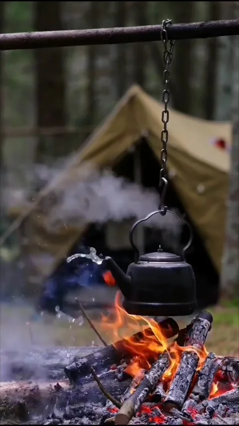 The fire Video stock 203880729