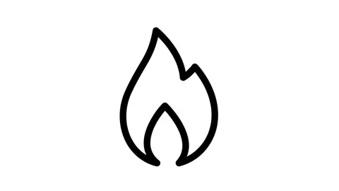 Fire Stock-Footage 342876345