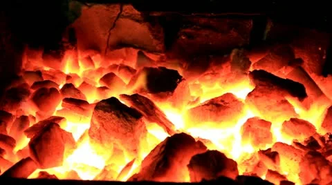 Fire Forge horn Video stock 11410253