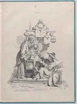 Fire, from The Four Elements 173849 Pierre Alexandre Aveline French. Fire, .. Stock Photos