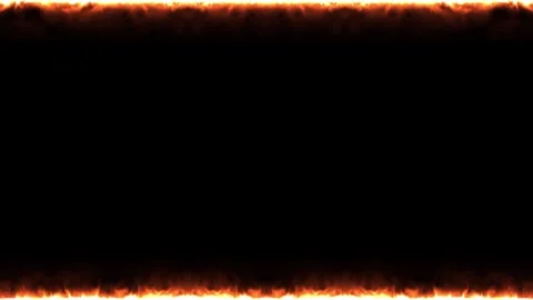 Fire Frame Background Stock Footage 284394719