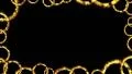Fire frame (circles) HD Footage