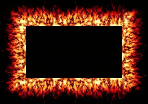 Fire frame fire frame Copyright: xZoonar.com/ViachaslauxKraskouskix 139972... Stock Photos
