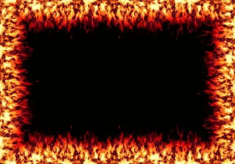 Fire frame fire frame Copyright: xZoonar.com/ViachaslauxKraskouskix 158818... Stock Photos