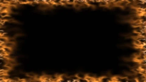 Fire Frame Stock Footage 47948444