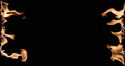 Fire Frame Stock Footage 163094976