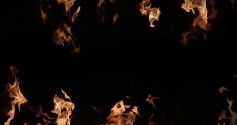Fire Frame Stock Footage 163111363