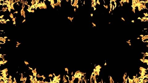 Fire Frame Video stock 210541104
