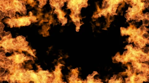 Fire frame HD Stock Footage 53068992