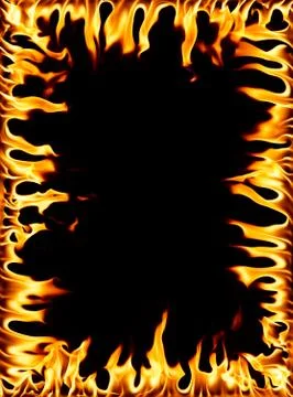 Fire frame Stock Illustration