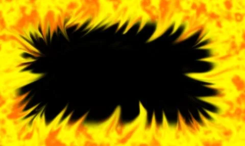 Fire frame Illustrazione stock