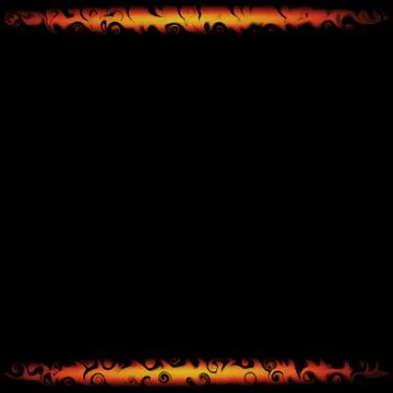 Fire frame 스톡 일러스트