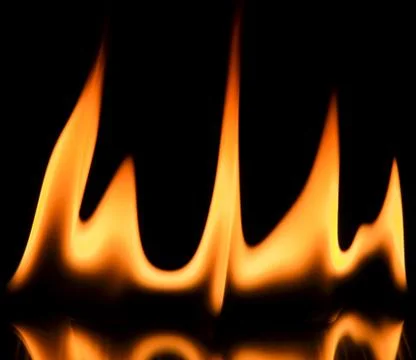 Fire frame 스톡 사진