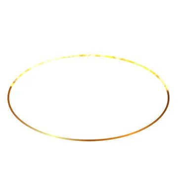 Fire frame in the shape of ring, oval fiery frame, burning clipping mask round Stock Illustration