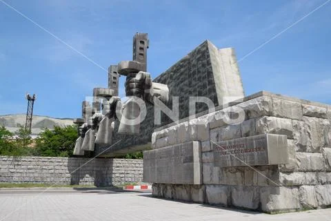 Fire Frontier memorial complex in the city of Novorossiysk, Russia. defense l Stock Photos