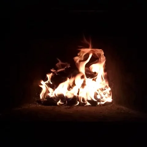 Fire In The Furnace Stock Footage 76982656