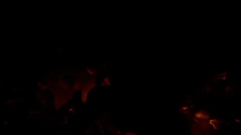 Fire in the furnace Stock Footage 102700752