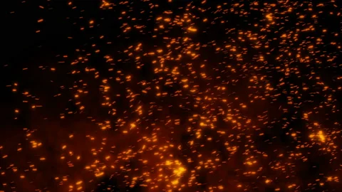 Fire FX Cartoon Bonfire Stock Footage 107920011