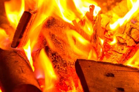 The Fire in the Garden Foto stock