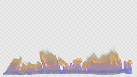 Fire from the gas-burning. Path of fire. Stock Footage 158585540